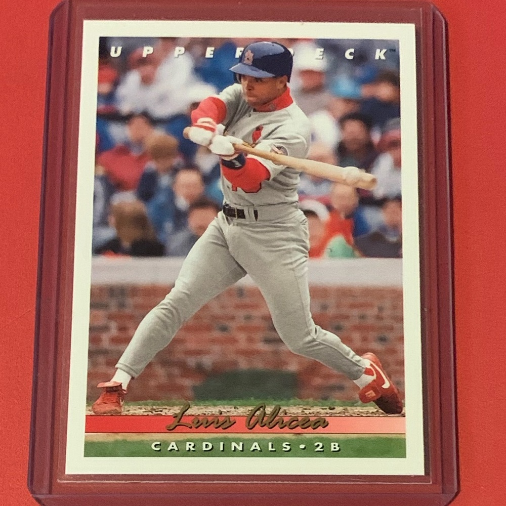 Luis Alicea #605 1993 Upper Deck Baseball Trading Card